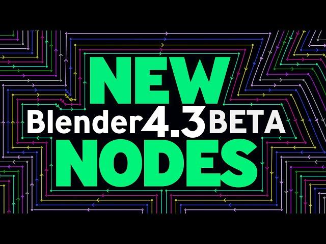 New Geometry Nodes in Blender 4.3 BETA