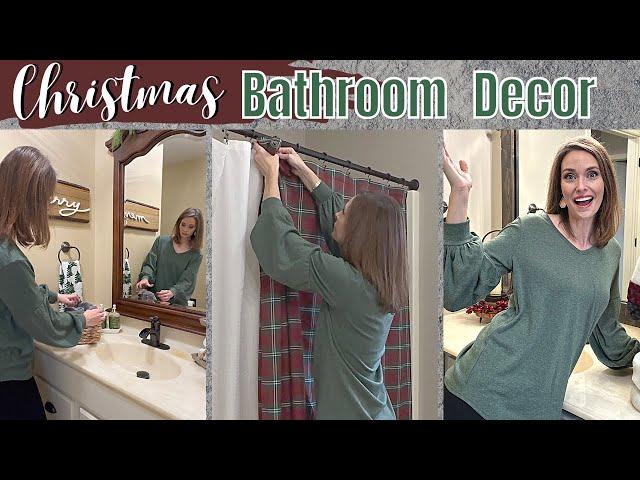 CHRISTMAS DECORATING IDEAS FOR YOUR BATHROOM | BATHROOM STYLING TIPS