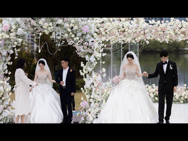 OUR WEDDING DAY ️18岁遇见你，26岁嫁给你 ... 我们的婚礼这一天