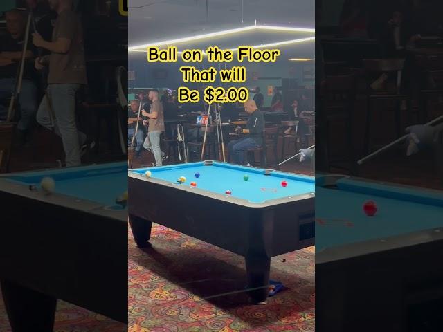 Jump shot goes bad! #billiards #pool #9ball #8ballpool #apex #predator #jumpshot #bank