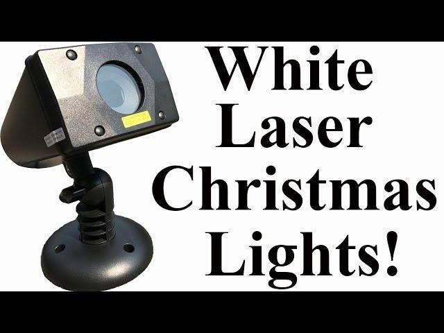 Star Shower White Laser Lights | White Laser Christmas Lights | Star Shower Motion Review