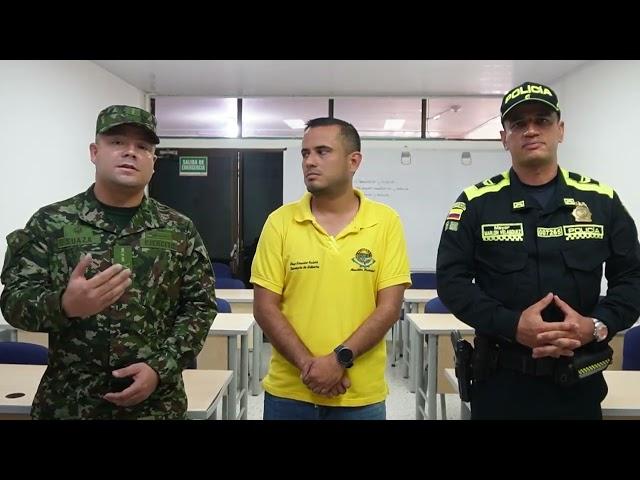 Concejo de Seguridad para analizar una problemática del Municipio de Cimitarra