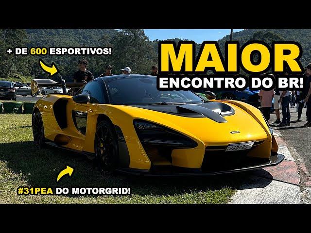 MAIS de 600 ESPORTIVOS no MAIOR ENCONTRO de CARROS ESPORTIVOS do BRASIL! #31PEA do Motorgrid!