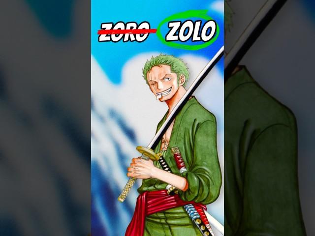 It’s Actually ZOLO  Y’all are Wrong #onepiece #zoro #zoroedit #anime