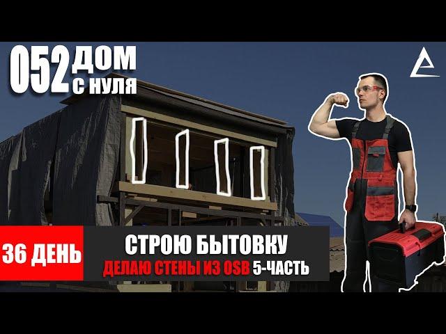 36 день. Строю Бытовку - в каком возрасте нужно строить свой дом или Бытовку мини дом