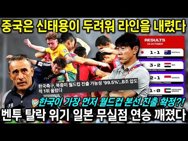 신태용의 인니 중국 압도하고 진 이유 '외신 한국 월드컵 본선 확률 99.5% 호평' (월드컵 아시아 예선 종합 분석)