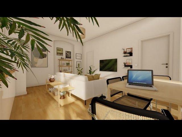 BERLIN'DE KİRALIK KONUT TASARIMI | A RENTAL APARTMENT DESIGN IN BERLIN