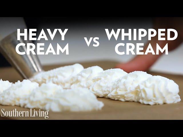 Here's the Difference Between Heavy Cream and Whipping Cream