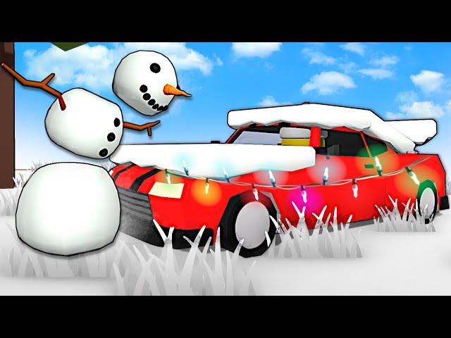 I Ran Over SNOWMEN for Secret Christmas Gifts! - Wobbly Life Christmas Update