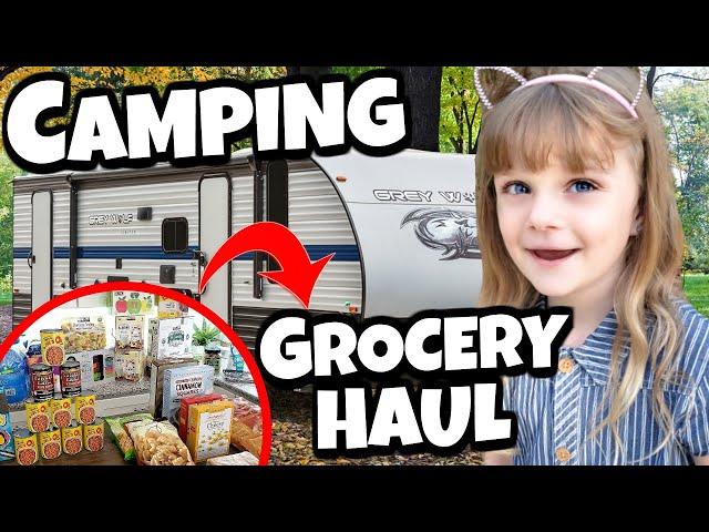 NEW Camping Grocery Haul and RV TOUR