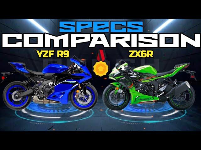 2025 Yamaha YZF R9 ️ Kawasaki ZX6R | Quick Specs Comparison | Which one would you buy?