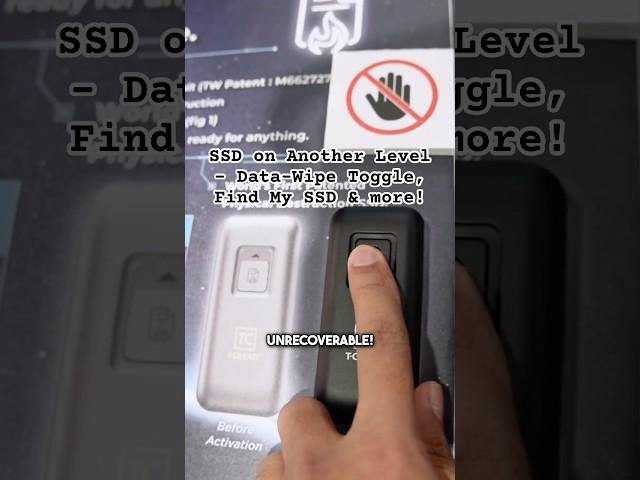 World's first SELF DESTRUCT SSD  #shorts