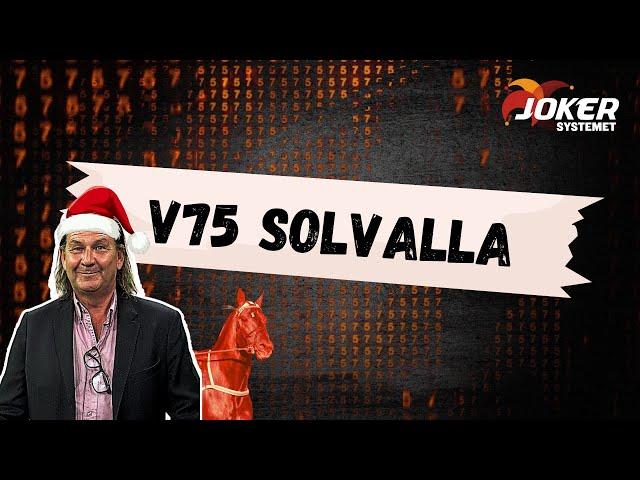 V75 Solvalla - På Krukans sätt (26/12)