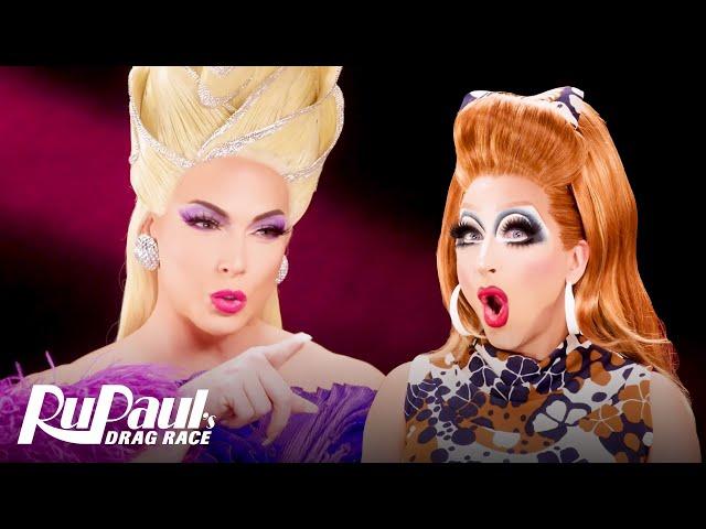 The Pit Stop S15 E09  Bianca Del Rio & Alyssa Edwards Forever! | RuPaul’s Drag Race S15