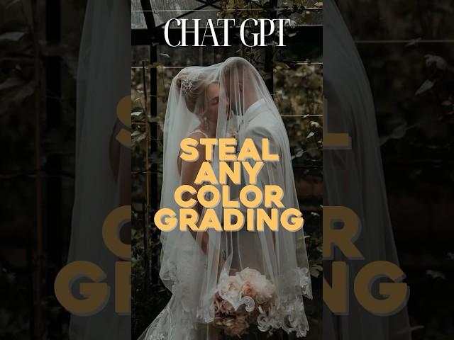 How to Steal ANY Color Grade and create a Lightroom Preset with chatGPT #chatgpt #lightroom #preset