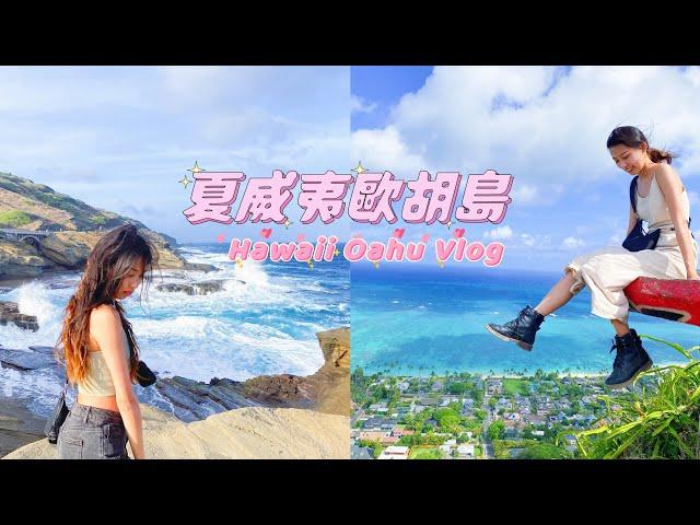 夏威夷歐胡島vlog｜五天四夜攻略 超寶藏の海豚灣 絕美登山步道️｜Oahu Hawaii Vlog｜妮可 Nicole Hsiao