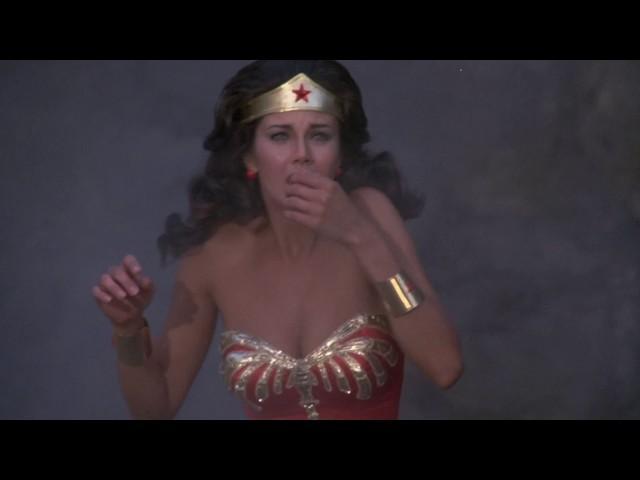 Lynda Carter's Wonder Woman Jumps On A Helicopter