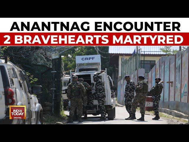 Encounter Breaks Out In Anantnag | 2 Jawans Martyred, 3 Injured | India Today News