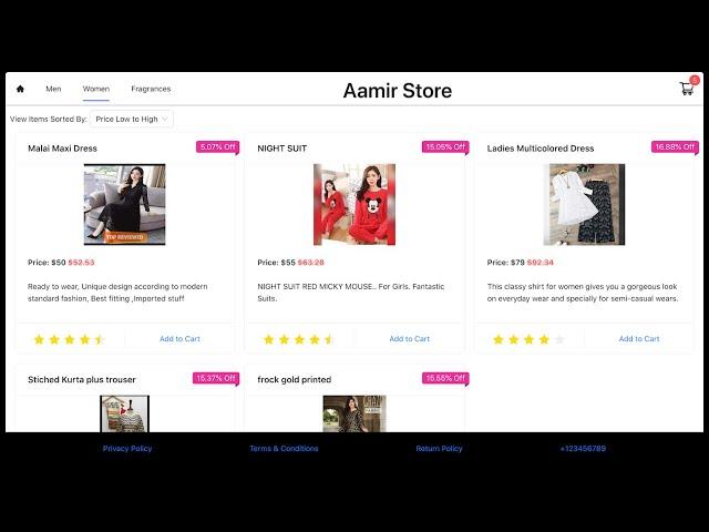Build e-Commerce Website with React and Ant Design | Simple e-Commerce Website in React JS