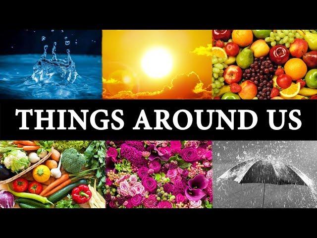 Things Around Us | Educational Video For Kids In English