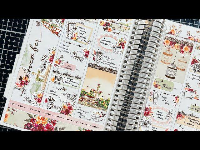 Plan with me Sadie's Stickers Breeze Kit | B6 Vertical Planner