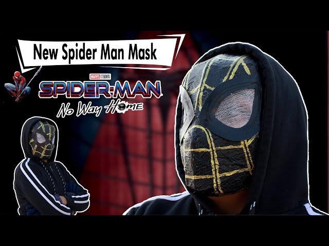 How to Make New Spider-Man No Way Home Mask from Latest Marvel Movie | Easy Cardboard Craft