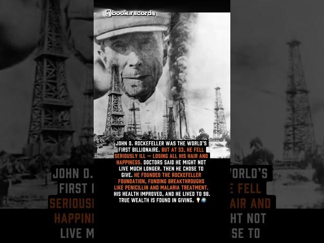 The Transformation of John D  Rockefeller  #history #book_records #interestingfacts