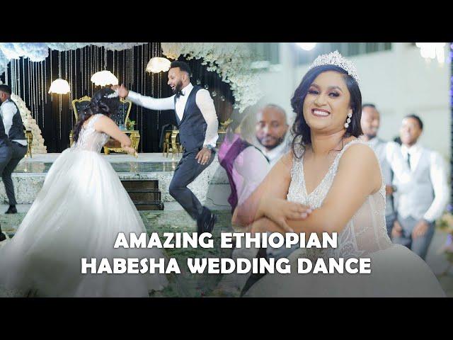 #Amazing Ethiopian habesha wedding entrance አዝናኝ የስርግ ላይ ጭፈራዎች 15