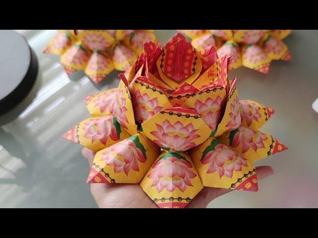 【传统莲花】敬神 祭拜 祖先 ‖ Origami Traditional Lotus