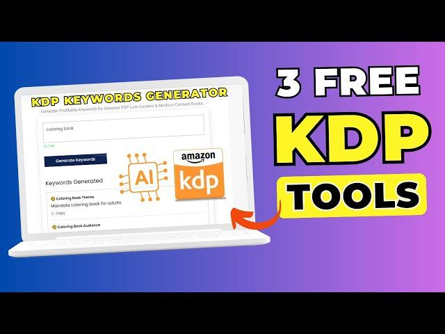 3 Free AI Powered KDP Tools For Begginer Publishers