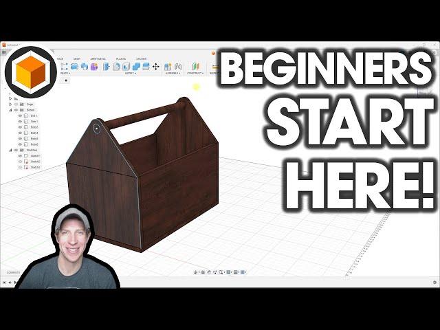 Getting Started with Fusion 360 Part 1 - BEGINNERS START HERE!