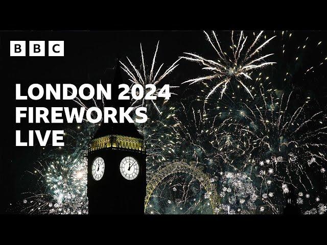 Happy New Year Live!  London Fireworks 2024  BBC