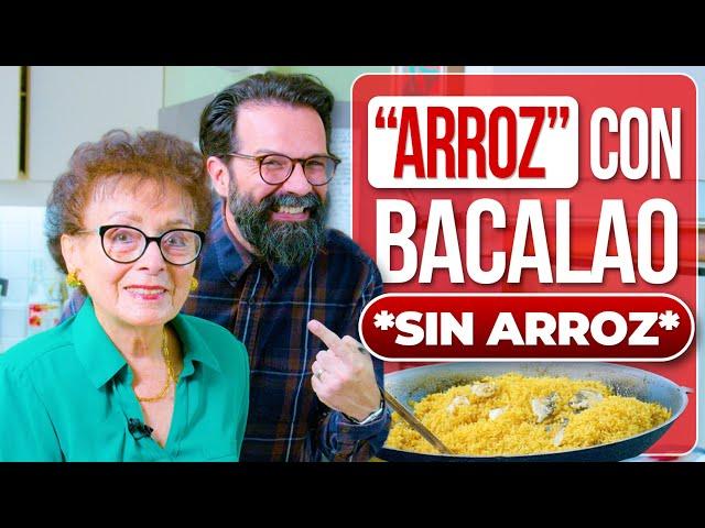 Receta "Arroz" con Bacalao sin Arroz con Doña Irma