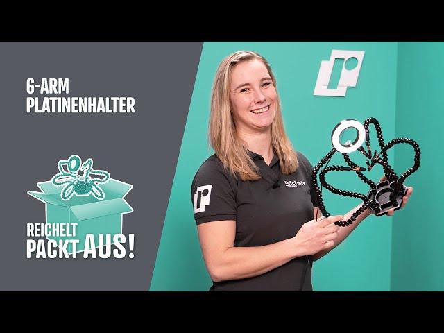 6-Arm Platinenhalter | reichelt packt aus