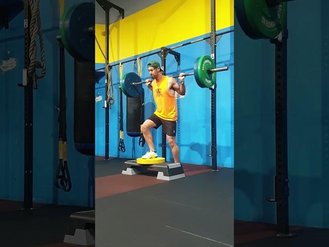 Barbell Power Step Ups