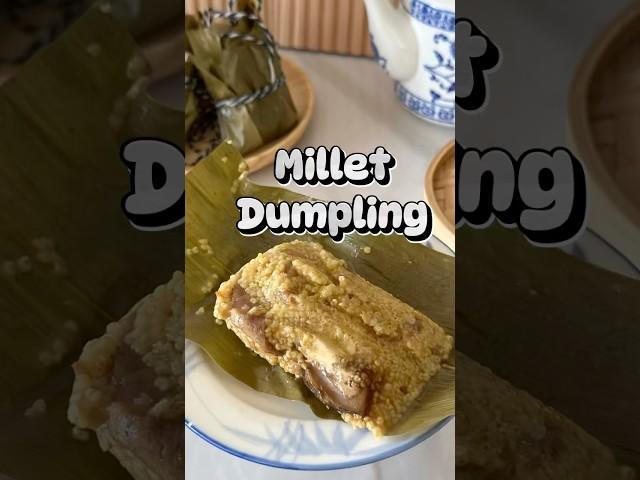 Millet Dumpling #recipe #food #millet #zongzi #dumplings #chinesefood #cooking #dragonboatfestival