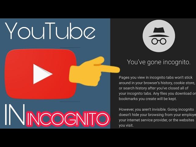 Incognito Mode On YouTube! 