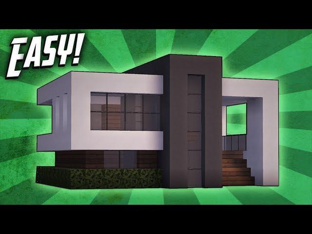 Minecraft: How To Build A Small Modern House Tutorial (#14)