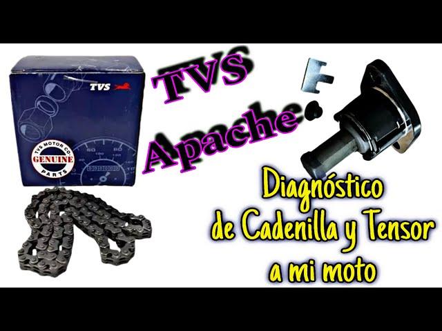 ️Revisando la Cadenilla y tensor de mi moto #apache200 #mecanica #tvs #cadenilla #biker