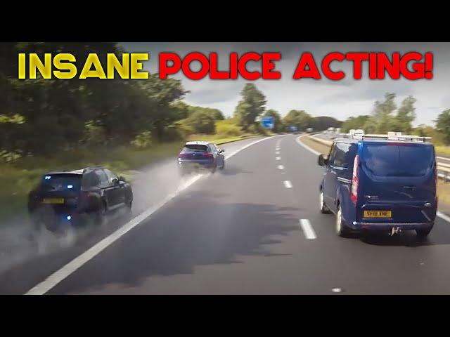 UNBELIEVABLE UK DASH CAMERAS | Cyclist Attacked By White Van Man, Brake Check, Lane Hog Police! #220