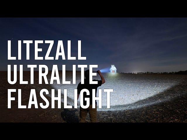 LitezAll® Ultralite Rechargeable Flashlight - 7oz 1250ft Beam Distance