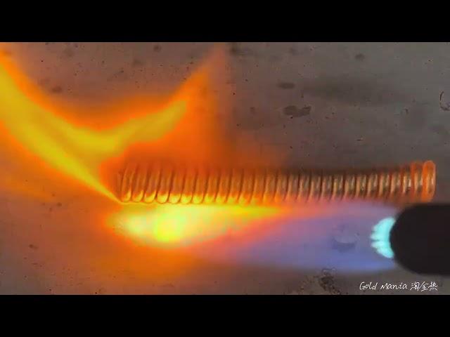 Making a 24k Golden Bracelet #trending #gold #satisfying #viral #shorts #new