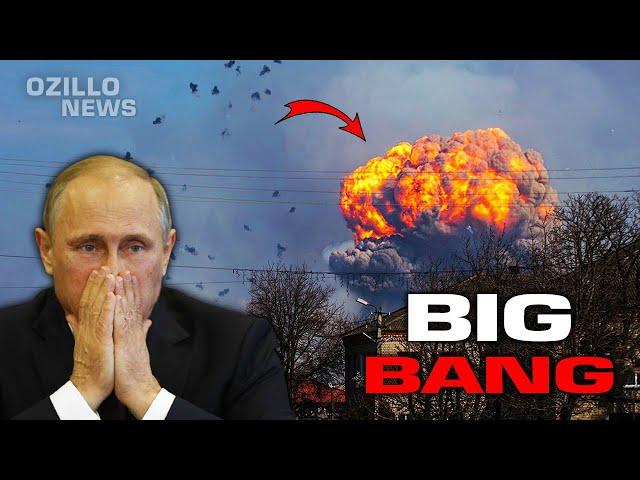 Nightmare for the Kremlin! Ukraine Shakes the World with Giant Ammunition Explosion in Tavriia!