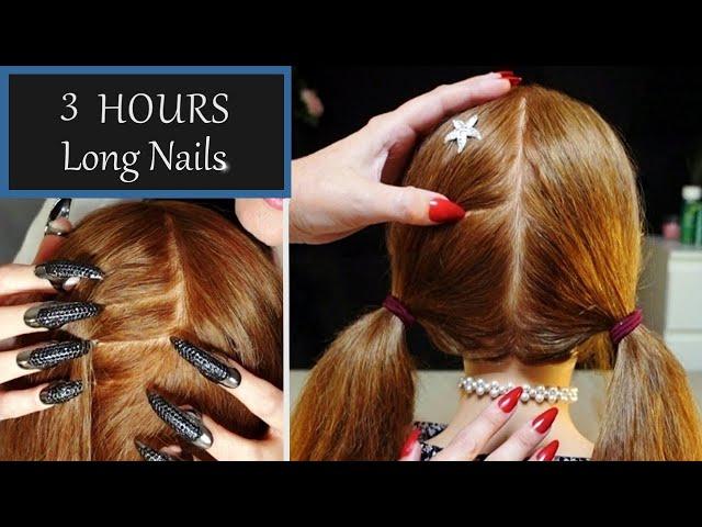 ASMR Scalp Check with Long Nails & Claws (Whispered)