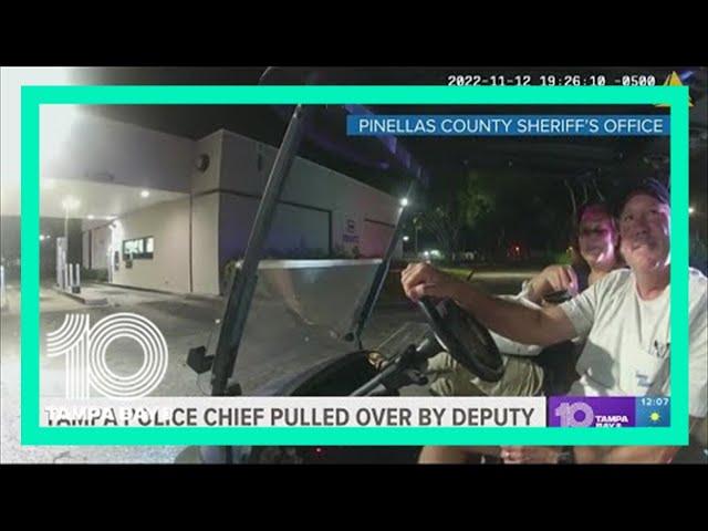 Tampa police chief placed on administrative leave following traffic stop