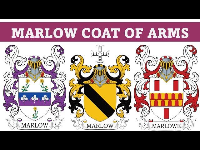 Marlow Coat of Arms & Family Crest - Symbols, Bearers, History