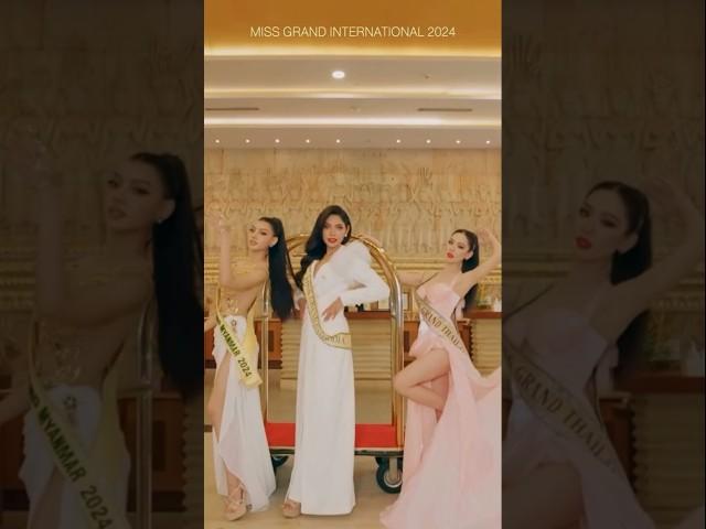 Miss Grand International 2024 First day in Cambodia  #grandtv #cambodia #missgrandinternational