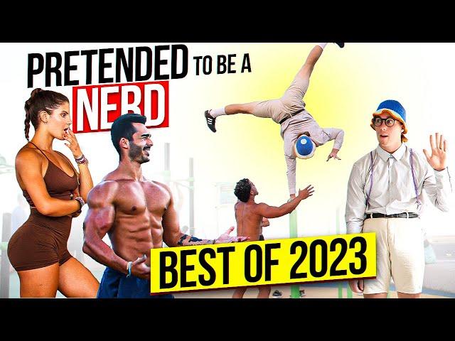 Elite Gymnast Pretended to be a Nerd in the Calisthenics Park | Best of Nerd Pranks