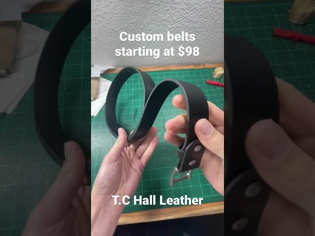 Full-Grain Custom Leather Belts