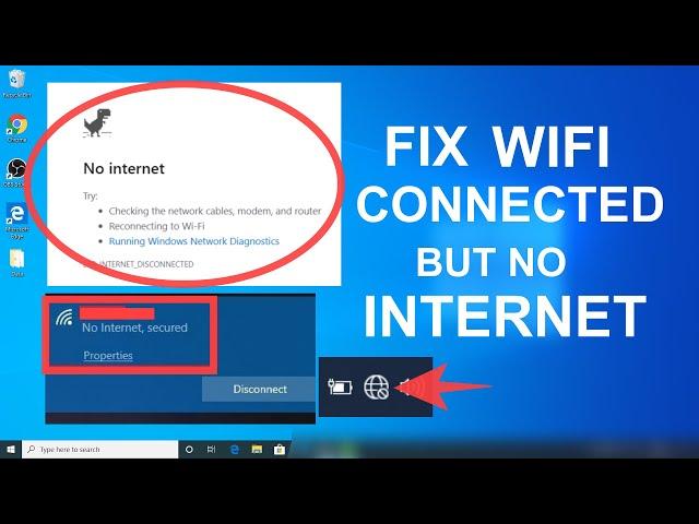 How To Fix WiFi Connected But No Internet Access On Windows 10 - 5 Ways